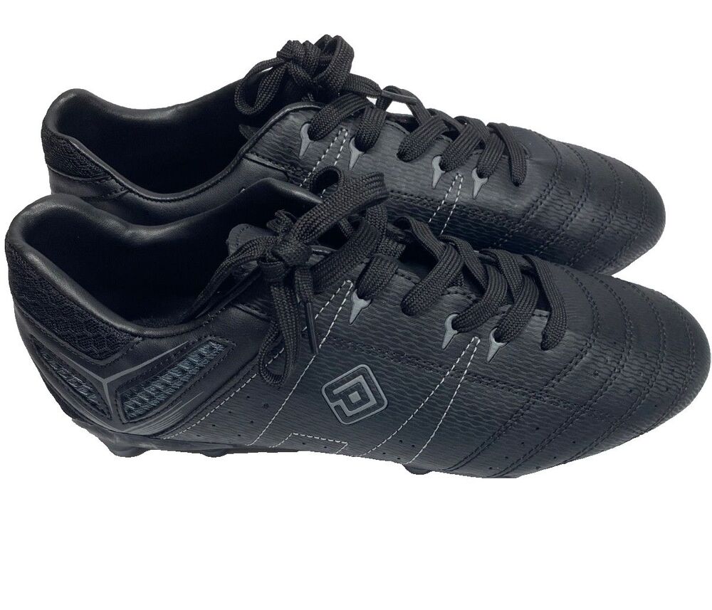 Dream Pairs Soccer Cleats Shoes~Mens 9 Black~Tacos de Futbol NEW!